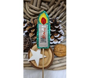 Stickserie ITH - 17 Blumenstecker Xmas